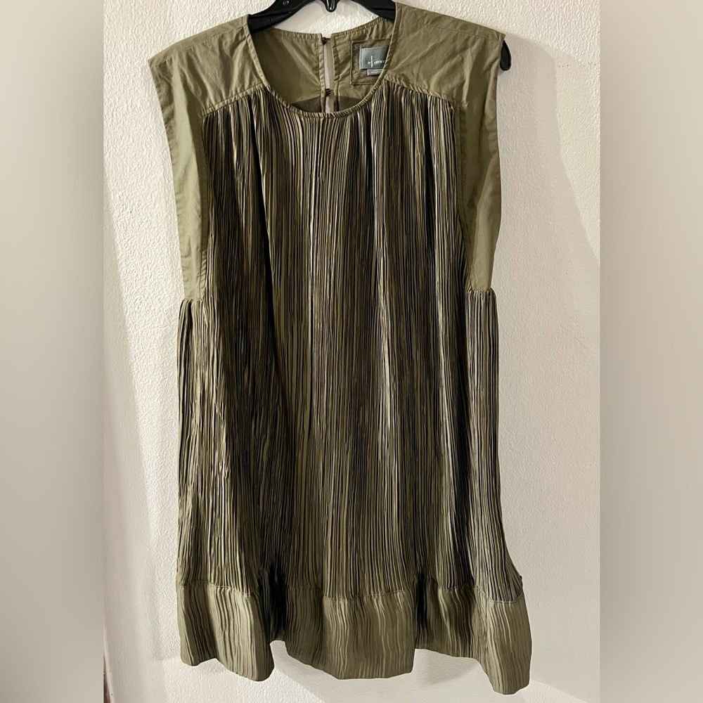 Anthropologie Green Dress